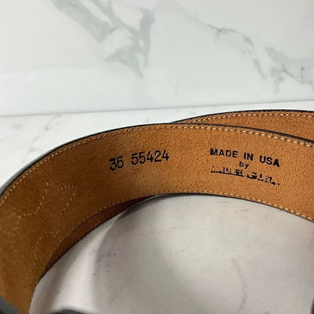 SILVER CREEK Leather Belt